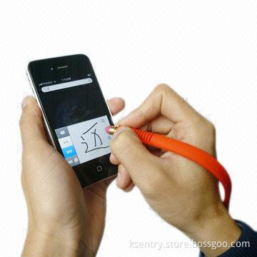 Silicone Wristband Touch Stylus Pen for iPhone 5/iPad/Samsung S3/Note/S4, Tablet PC/MID/Mobile Phone